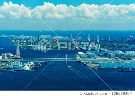 橫濱港大黑碼頭和鶴見翼橋 106689364