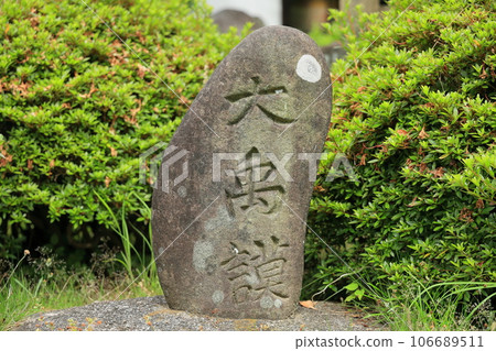 Ritsurin Park during the summer solstice (late June, Great Yu Tractor Stone Monument) 106689511
