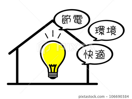 ZEH housing/power saving/long-term quality housing 106690384