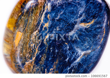 Macro mineral stone Petersit PAR on white background Macro mineral stone Petersit PAR on white background 106691567