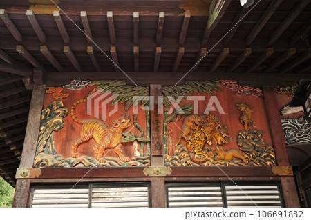 Chichibu Shrine, Agano, shrine, tree, autumn leaves, ginkgo, ginkgo, milk ginkgo, milk ginkgo, yellow, red, maple, architecture, Chichibu, Sai 106691832