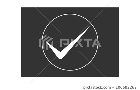 清單6_已勾選圖標(水平、正面、文檔、無文字、單色、1 張) 清單6_已勾選圖標(水平、正面、文檔、無文字、單色、1 張) 106692262