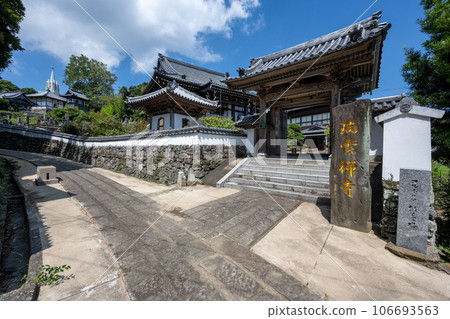 Scenery with a view of temples and churches (road) 106693563