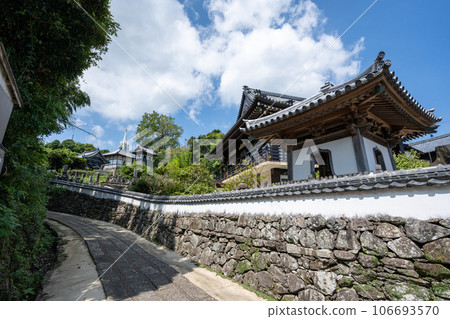 Scenery with a view of temples and churches (road) 106693570