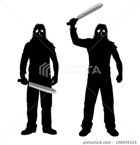 silhouette, silhouettes, vector 106695028