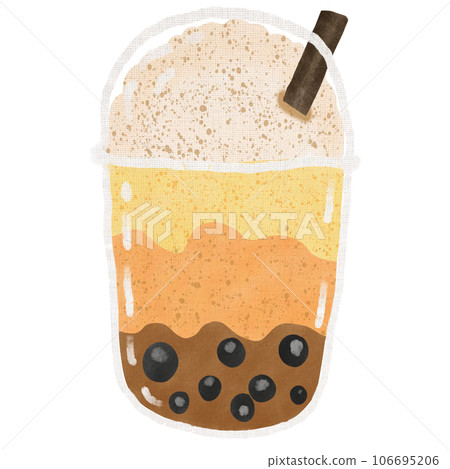 Milk bubble tea  106695206