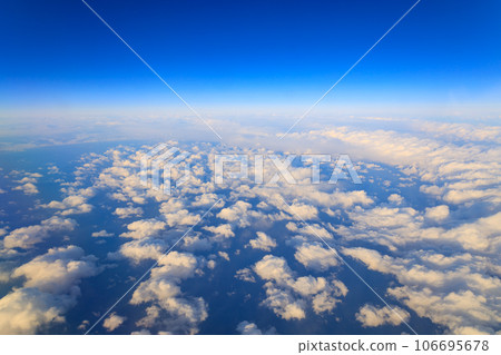 Cloud scenery seen from above 106695678
