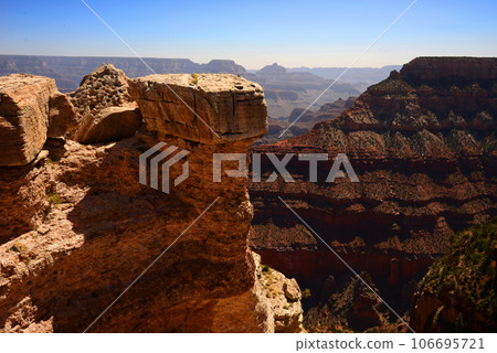 Hazy Blue Sky Grand Canyon Arizona Hazy Blue Sky Grand Canyon Arizona 106695721