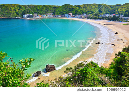 Izu Peninsula, Minami Izu, Sotoura Beach, Shallow sandy beach seen from Phoenix Square in Kakizaki PA, Shimoda City, Shizuoka Prefecture (5) Izu Peninsula, Minami Izu, Sotoura Beach, Shallow sandy beach seen from Phoenix Square in Kakizaki PA, Shimoda City, Shizuoka Prefecture (5) 106696012