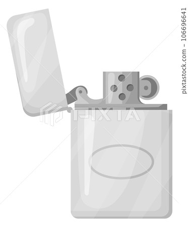 Zippo lighter. Metal pocket classic petrol igniter Zippo lighter. Metal pocket classic petrol igniter 106696641