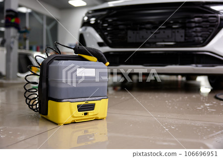 Portable equipment for car detailing and cleaning at professional service 106696951