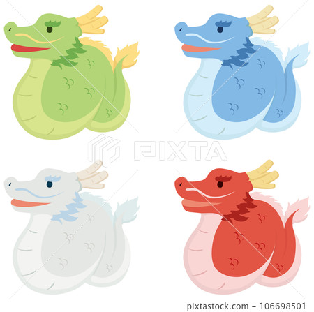 Zodiac figurine set Year of the Dragon Zodiac figurine set Year of the Dragon 106698501