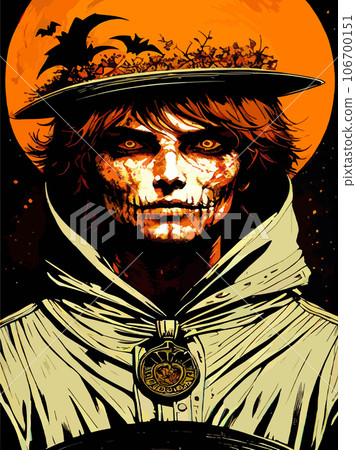 halloween night vector background. creepy halloween castle. scary castle vector illustration vertical poster. set for background, poster or flyer halloween night vector background. creepy halloween castle. scary castle vector illustration vertical poster. set for background, poster or flyer 106700151