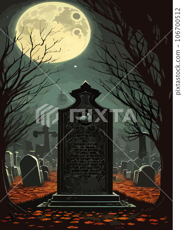halloween night vector background. creepy halloween castle. scary castle vector illustration vertical poster. set for background, poster or flyer halloween night vector background. creepy halloween castle. scary castle vector illustration vertical poster. set for background, poster or flyer 106700512