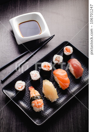 Sushi Set served ready to eat Sushi Set served ready to eat 106701247