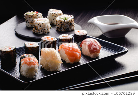Sushi Set served ready to eat Sushi Set served ready to eat 106701259