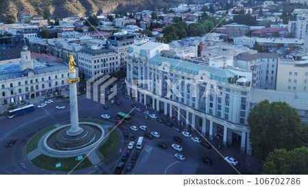 Liberty square in Tbilisi Liberty square in Tbilisi 106702786