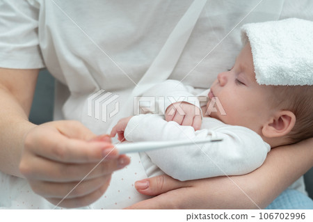 Combining tech and traditional techniques for baby's health. Concept of versatile maternal care Combining tech and traditional techniques for baby's health. Concept of versatile maternal care 106702996