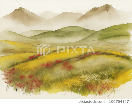 Mountain scenery “AI generated image” 106704547