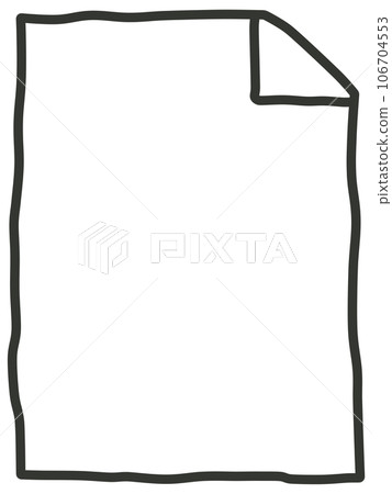 Handwritten document icon Handwritten document icon 106704553