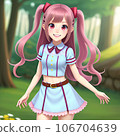 cute girl portrait cute girl portrait 106704639