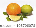 Mandarin with lime 106706078