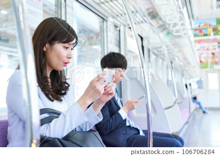 Cooperation for shooting women on a train "Keio Electric Railway Co., Ltd." 106706284