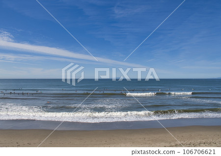 [鎌倉市] 夏天的七里濱海灘 106706621