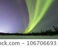 Aurora bridges the night sky in Yellowknife 106706693