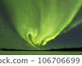 Aurora fills the night sky in Yellowknife 106706699