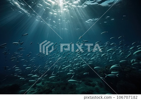 fish swimming in the ocean, with sunlight shining through the water and sunbeams on the sea floor underwater photography, underwater photos fish swimming in the ocean, with sunlight shining through the water and sunbeams on the sea floor underwater photography, underwater photos 106707182