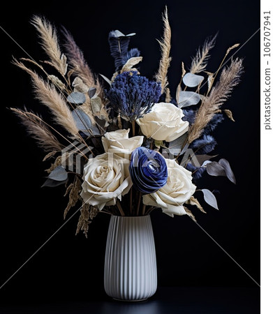 Black feathers for vase - .de