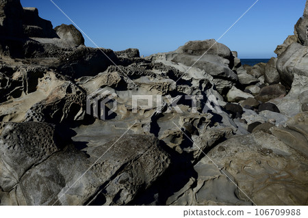 Rocky area of the sea Choshi Geopark Rocky area of the sea Choshi Geopark 106709988
