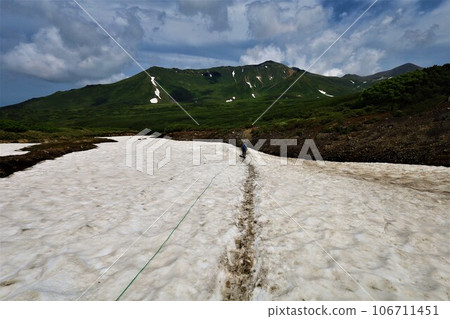 Kamui Mintara, Garden of the Gods, Daisetsuzan, Mt. Asahidake Ropeway, Hokkaido in early summer, July, Mt. Asahidake is a campus on earth 106711451