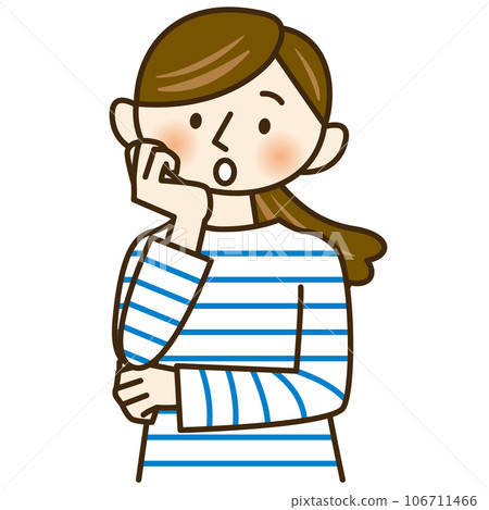 一個表情困擾的女人 一個表情困擾的女人 106711466
