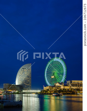 橫濱_港未來夜景壯觀 橫濱_港未來夜景壯觀 106712673