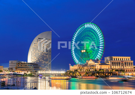 Yokohama_Minato Mirai night view spectacular Yokohama_Minato Mirai night view spectacular 106712674