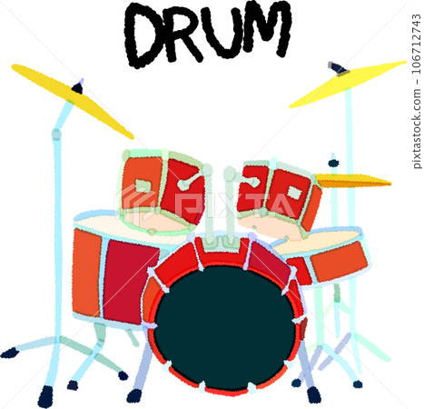 鼓組的矢量圖 106712743