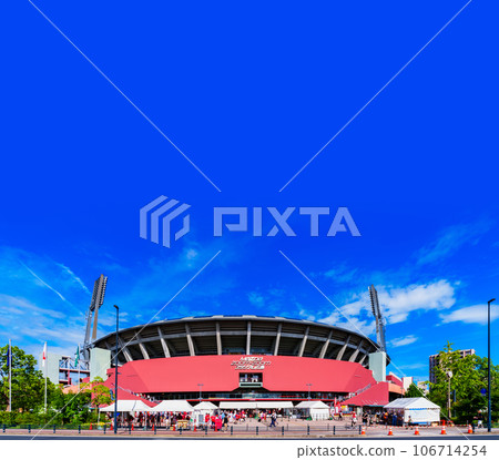 MAZDA Zoom Zoom Stadium Hiroshima is the home stadium of the Carp. MAZDA Zoom Zoom Stadium Hiroshima is the home stadium of the Carp. 106714254