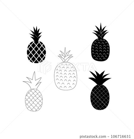 pineapple logo stock illustration design pineapple logo stock illustration design 106716631