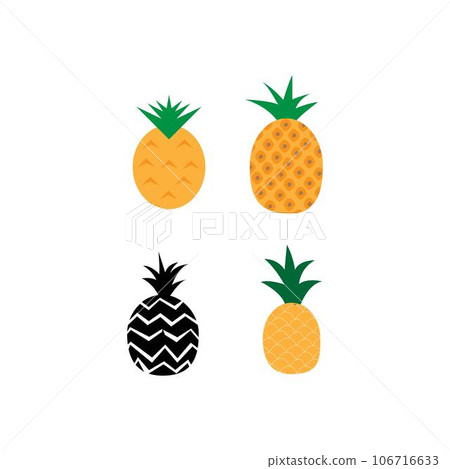 pineapple logo stock illustration design pineapple logo stock illustration design 106716633
