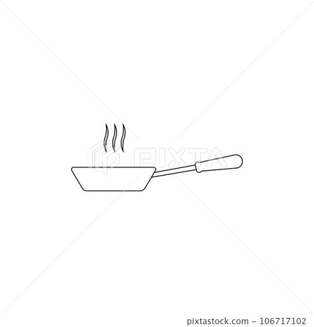 frying pan logo illustration design frying pan logo illustration design 106717102