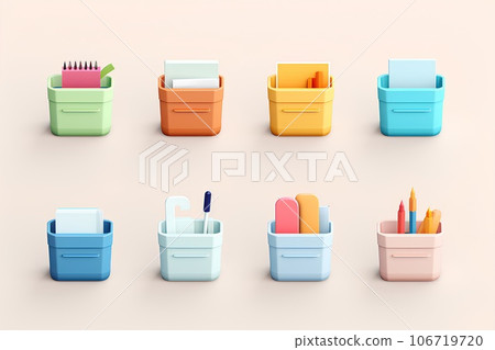 辦公用品-1（3D象形圖） 106719720