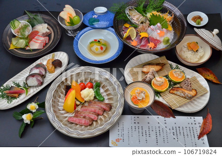 看起來很酷的夏季懷石料理套餐 106719824