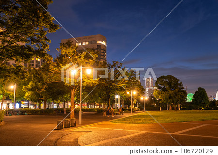“神奈川縣”山下公園的夜景和約會地點 106720129