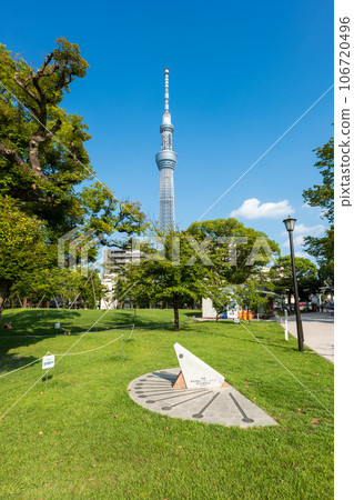 從墨田公園眺望晴空塔 從墨田公園眺望晴空塔 106720496