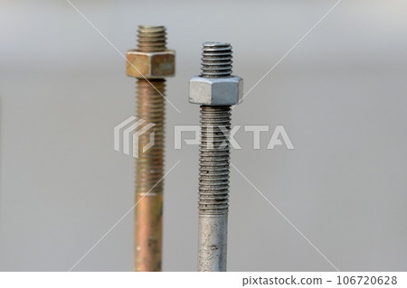 Concrete foundation for housing (anchor bolts) Concrete foundation for housing (anchor bolts) 106720628
