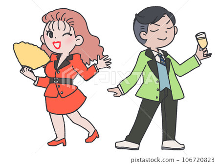 活潑的男人和女人 106720823