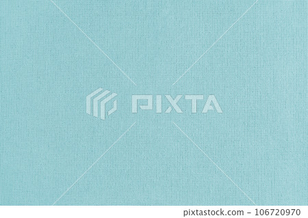 Texture background of cyan cotton fabric, cloth surface, weaving of linen fabric 106720970