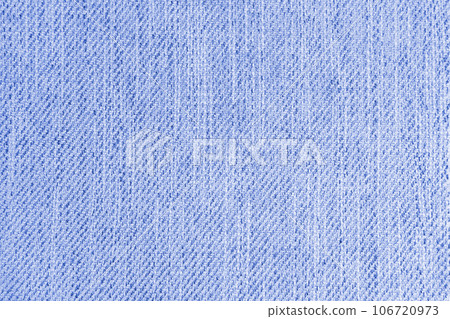 Jacquard woven upholstery, blue coarse fabric texture close up 106720973